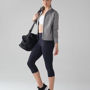 Lululemon Wunder Under Hi-Rise 1/2 Tight *Full-On Luxtreme 17", Navy - Size 8
